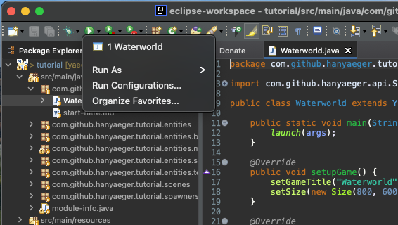 IntelliJ Run Configuration